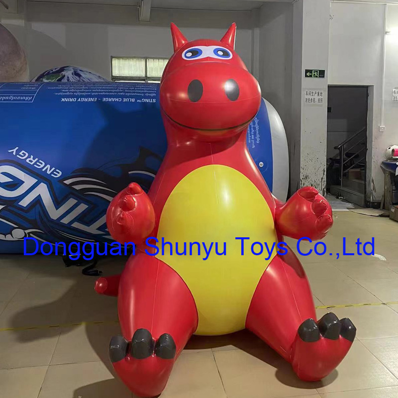  custom red inflatable cow for sales